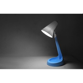 Resim Ders Çalışma Kitap Okuma Mavi Masa Lambası Hareketli Başlık 