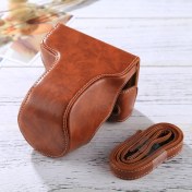 Resim Ykd Store Fujıfılm X-A3 / X-A2 Için Tam Vücut Deri Kılıf Çanta Siyah (Yurt Dışından) 