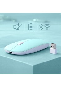 Resim Tüm Cihazlara Uyumlu Bluetooth Mouse Şarjlı Batarya Usb Dongle Ve Şarj Kablosu Dahil 16591 