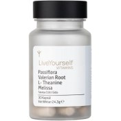 Resim LİVE YOURSELF Passiflora Valerian Root L-Theanine Melissa 30 Kapsül 