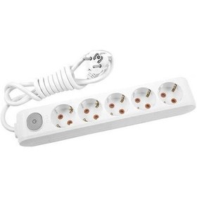 Resim Viko 5'li 5 Mt Anahtarlı Multilet Priz 