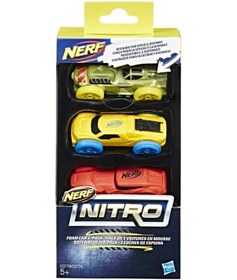 Resim Nerf Nitro Yumuşak Araba 3Lü Paket C0779 