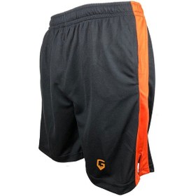 Resim Top Glory Fitness Şort Spor Şortu Siyah Turuncu 