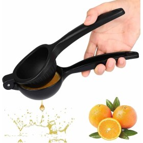Resim Astera Evonox Döküm Limon Sıkacağı Limon Presi Büyük Boy 24CM, Siyah Metal Limon Sıkacağı, Döküm Naranciye Sıkacağı 