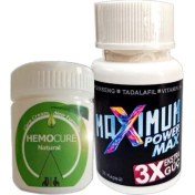 Resim Maximum Power Hemocure Cream Özel 50 ml Kremi + Erkeğe Özel 3x 30'lu Maximum Power Max Kaps 