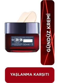 Resim L'Oreal Paris Revitalift Lazer Yoğun Yaşlanma Karşıtı Nemlendirici Gündüz & Gece Yüz Bakım Kremi 50ml 2'li Set 