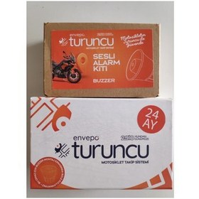 Resim Turuncu Motostart Motosiklet Takip 24 Ay Buzzer (SESLİ ALARM) 