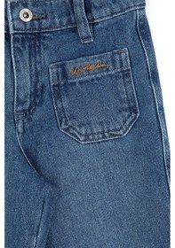 Resim U.S. Polo Assn. Kız Çocuk Açık Mavi Flare Fit Jean Pantolon 50317882-DN0003 