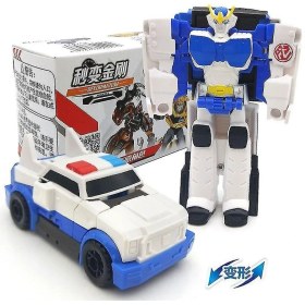 Resim Jessieyou Mall Lbq- (675D Yok Kutusu) Elmas Robot Varyant Araba Modeli Çocuk Doğum Günü Hediyesi Için (Yurt Dışından) 