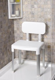 Resim Cappadocıa Sırt Ve Kol Destekli Yaşlı Engelli Destek Banyo Sandalyesi 