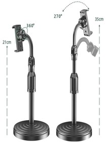 Resim ugursepeti Masaüstü Teleskopik Telefon Tutucu Telefon Tutacağı Masa Üstü 