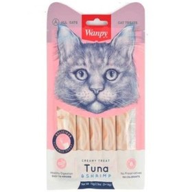 Resim Wanpy Ton Balığı Ve Karidesli Kedi Ödül 5x14gr 