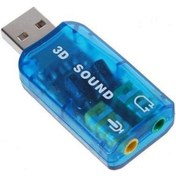 Resim Usb Ses Kartı 3D 5+1 Ses Kartı Usb Sound Controller 