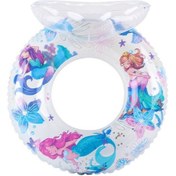 Resim Ikkb Yeni Yüzme Simidi, Payetli Denizkızı Kuyruğu Yüzme Simidi, Yetişkin Su Balığı Kuyruğu Yüzme Simidi Çok Renkli 