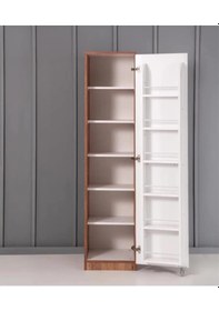 Resim Çok Amaçlı Tek Kapaklı Kiler Mutfak Dolabı 