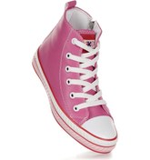 Resim Kiko Kids Pant Günlük Bağcıklı Fermuarlı Kız Bebek Spor Ayakkabı Fuşya Fuşya 