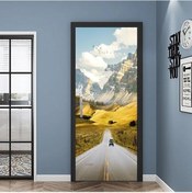 Resim Kendinden Yapışkanlı Kapı Duvar Kağıdı Pvc Ev Tasarım Dekorasyon Plaj Yol Etiket Porte Manzara Posteri Duvar Duvar Çıkartmaları Mt-3020 Diğer 