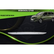 Resim ACK Dizayn PEUGEOT RİFTER 2018+ ARACA ÖZEL KROM BAGAJ ÇITASI A+ 