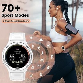 Resim KOSPET Kadınlar için Akıllı Saatler, Cevap/Arama Aramaları FitnessTracker, 50 Gün Pil, 50M Su Geçirmez, 1.3'AMOLED HD Ekran, 70 Spor Modu, AI Ses Yardımcısı 24H Uyku/Kalp Hızı Uyumlu Android iOS 