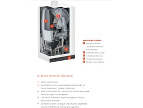 Resim Viessmann Vitodens Trend 19KW Yoğuşmalı Kombi (Baca Dahil) 