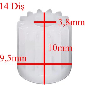 Resim Chef's Pro E48 Hbs El Blender Çırpıcı Dişli Kutusu Mil 
