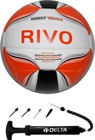 Resim Delta Rivo Dikişli 5 Numara Voleybol Topu + Top Pompası 