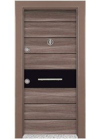 Resim Tezwood Tez1581 Statik Kasa Düz Model Çelik Kapı 