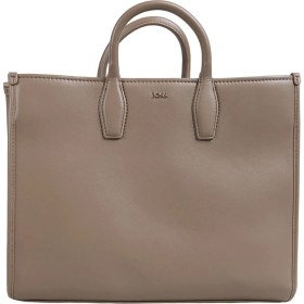 Resim Boss %60 Polyester, %40 Poliüretan Açık Kahve Kadın Tote Çanta Sandy Med Tote 