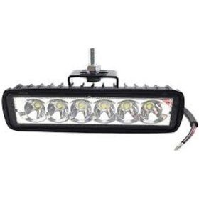 Resim Off Road Sis Farı Sis Ledli 6 Led Projektör 18 W Beyaz Işık 