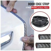 Resim Dashanshop Karbon Fiber Kapı Kenar Koruyucu 27m Çizilmeye Dayanıklı Pvc Universal 