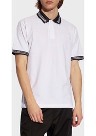Resim Versace Jeans Couture Erkek Polo Yaka T Shirt 76gagt09 Cj01t 003 Beyaz 