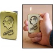 Resim Güneş Avm Kişiye Özel Atatürk Temalı Eskitme Bronz Renk Manyotorlu Metal Çakmak 