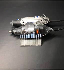 Resim BGA Dremel geleneksel gravür makineleri taşlama aşındırıcı seti 