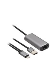 Resim MF PRODUCT Gri Shift 0494 Lightning To Ethernet Dönüştürücü 