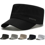 Resim Yazlık Nefes Alabilen Düz Şapka, SPOR Açık Hava Hızlı Kuruyan Hafif Güneş Şapkası, Açık Hava Sporları İçin 