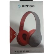 Resim Kensa Kulak Üstü Bluetooth Kulaklık Kırmızı 