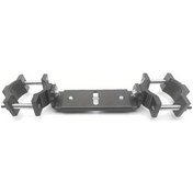 Resim Xuweiwei Siyah Ayarlanabilir Alüminyum Alaşım Motosiklet Spot Braketi Güvenlik Clamp 