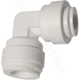 Resim 1/4 Inç X 3/8 Inç Farklı Hortum Birleştirici Dirsek 