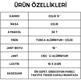 Resim Tunca Beemer 16 Jant New Design 4 - 7 Yaş Çocuk Bisikleti ( 2024 Model) 