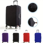 Resim AmaBe Dayanıklı Polyester Bagaj Kılıfı - 18-32 inç (45,72-81,28 cm) Bagajlar için Esnek Seyahat Valiz Koruyucu, Kırmızı ve Siyah Seçenekler, Erkek ve Kadınlar için Açık Hava Tatil Seyahat Gereksinimleri, Bagaj Koruma | Canlı Valiz Kılıfı | Esnek Valiz Kılıfı 