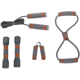 Resim Liveup Egzersiz Aletleri Ls3516 Traınıng Set Gri - Turuncu 