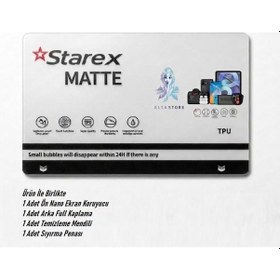 Resim Honor Wın Rt Nano Ekran Koruyucu Matte - Full Arka Kaplama 360 Koruma Starex 
