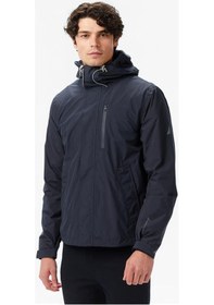 Resim Erkek Siyah Regular Fit Rain Breaker Yağmurluk-11477 0tb-siyah 