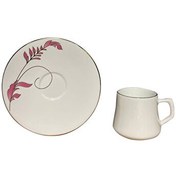 Resim Evaliza Nostalji Çiçek 6 Kişilik Kahve Fincan Takımı 80 ml 