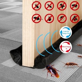 Resim Hein Kapı Altı Isı Yalıtım Süngeri Çift Yönlü Rüzgar Ses Böcek Önleyici 