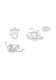 Resim VitrA İntegra Round Rim-ex Asma Klozet 7041b003-0090 Beyaz 