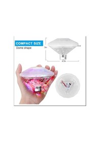 Resim Sıcak Led Sualtı Gece Lambası Banyo Yüzme H.uz Işığı Çok Renkli 