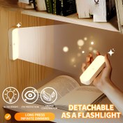 Resim USB Şarj Edilebilir Gece Lambası, Göz Koruma, Uzun Ömürlü Pil, Yatak Odası, Yurt, Ofis İçin Duvara Monte Yan Lamba - Geleneksel Tarz, Mat Yüzey, Düğme Kontrolü, USB Güçlü, Yurt Odası Aydınlatma | Modern Yan Lamba | USB Şarj Edilebilir Lamba, Yatak Odası Gece Lambası, Işık/gece Lambası/yatak Odası Lambası, Oda Dekoru 