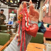 Resim Silver1 Gıoıo Yeni Ipek Eşarp Anahtarlık Kişiselleştirilmiş Inci Papyon Çanta Çekicilik Dokuma Anahtarlık (Yurt Dışından) 