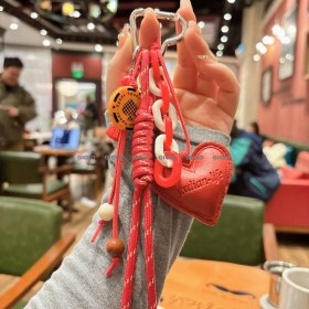 Resim Silver1 Gıoıo Yeni Ipek Eşarp Anahtarlık Kişiselleştirilmiş Inci Papyon Çanta Çekicilik Dokuma Anahtarlık (Yurt Dışından) 